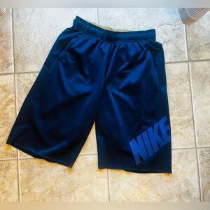 Nike Men's Dark Blue Athletic Shorts
